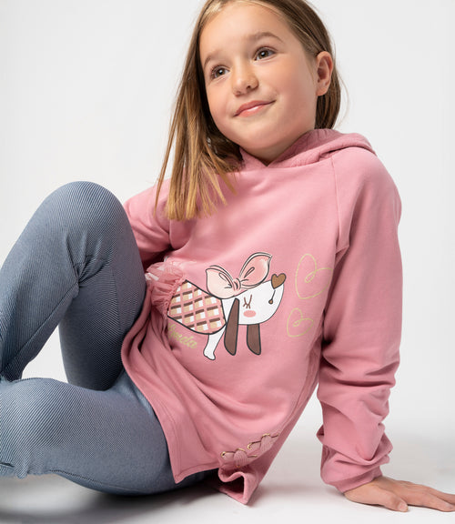 Conjunto niña con perro 2 años / Coral