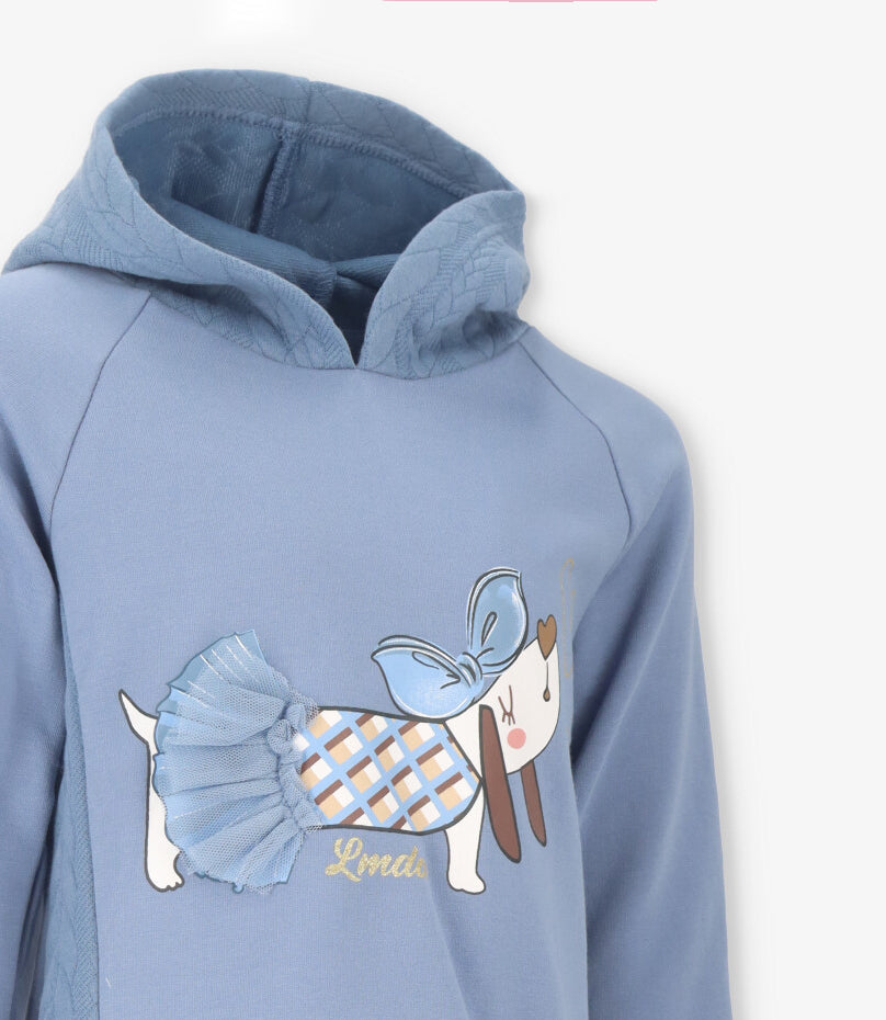 Conjunto niña con perro 2 años / Azul Marino