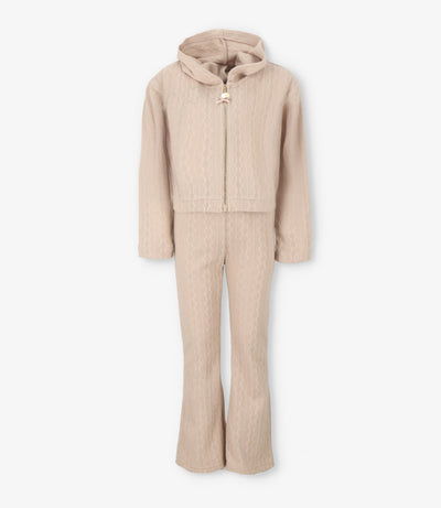 Conjunto niña tejido 2 años / Beige