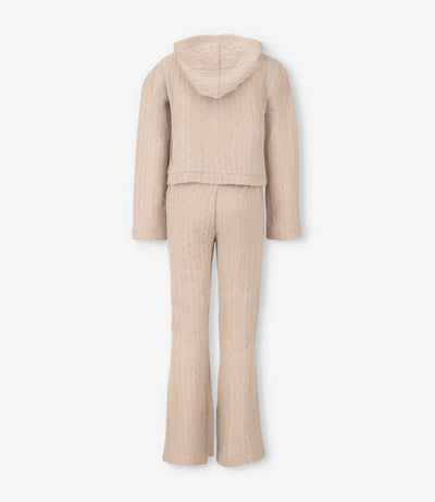 Conjunto niña tejido 2 años / Beige