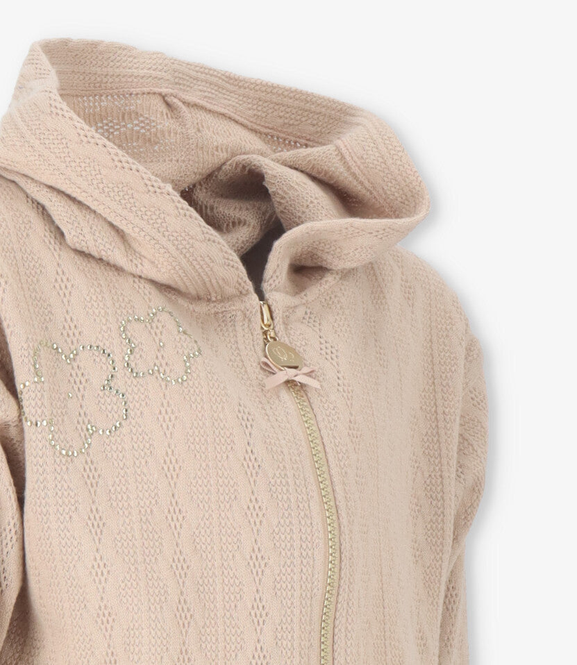 Conjunto niña tejido 2 años / Beige