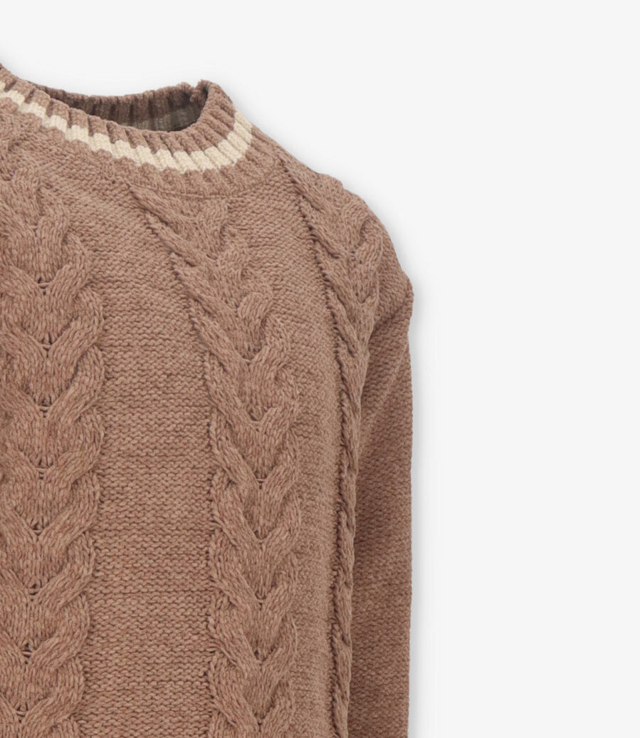 Conjunto niña animal print 2 años / Café