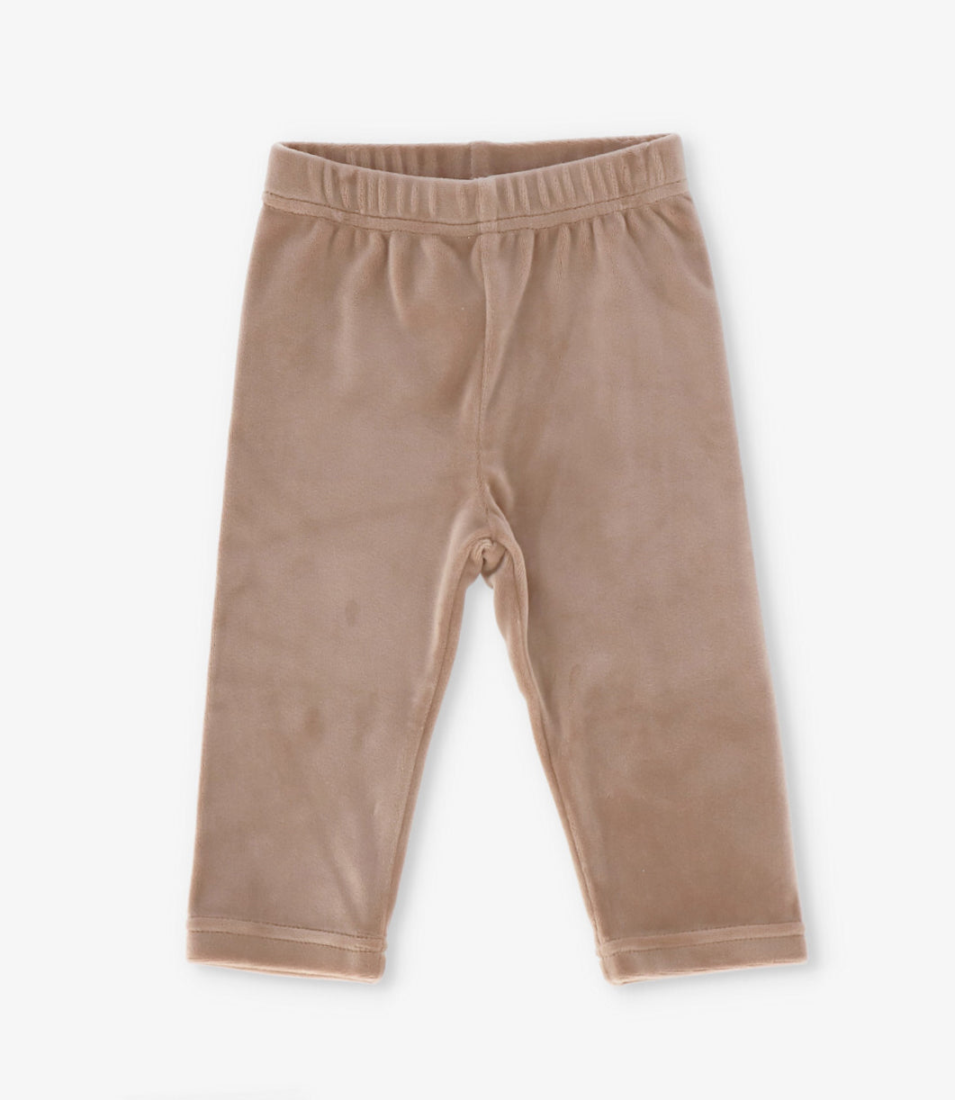Conjunto niña con lazos 2 años / Beige