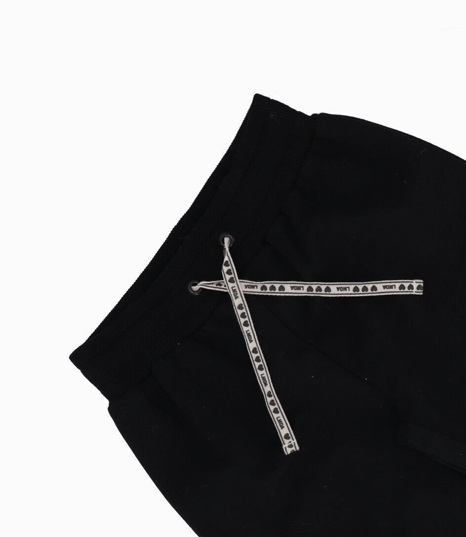 Pantalón de buzo niña cargo 2 años / Negro