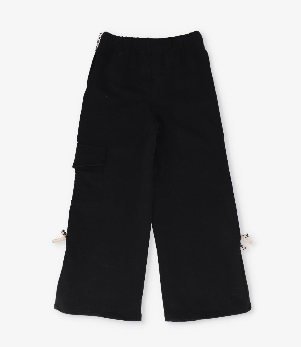 Pantalón buzo niña cargo 2 años / Negro