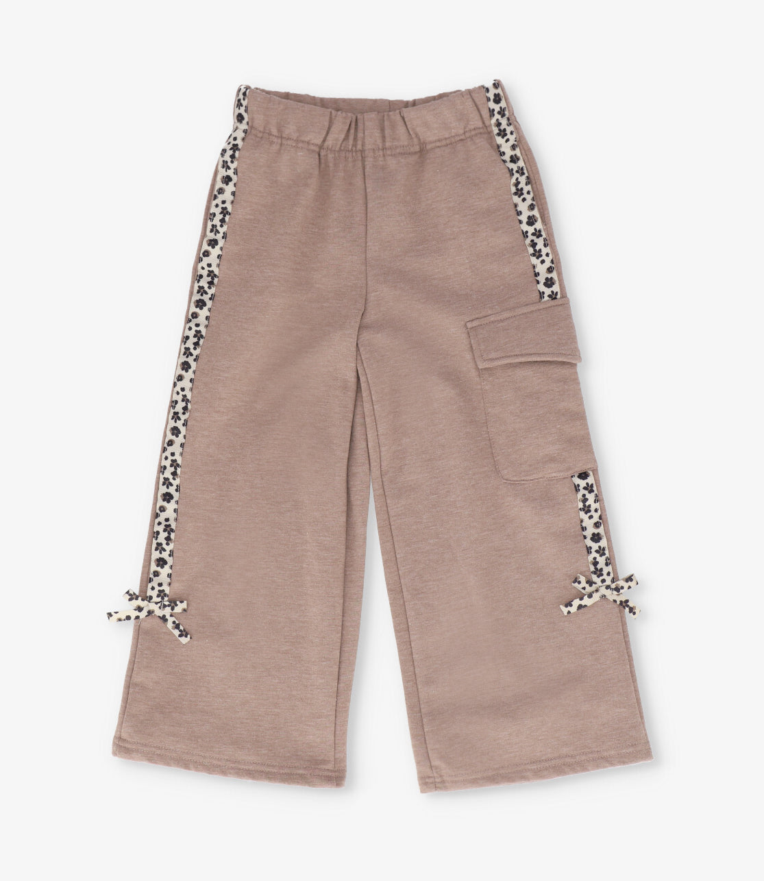 Pantalón buzo niña cargo 2 años / Café