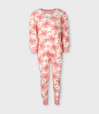 Pijama niña floreado