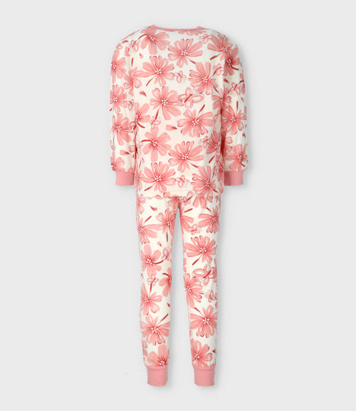 Pijama niña floreado