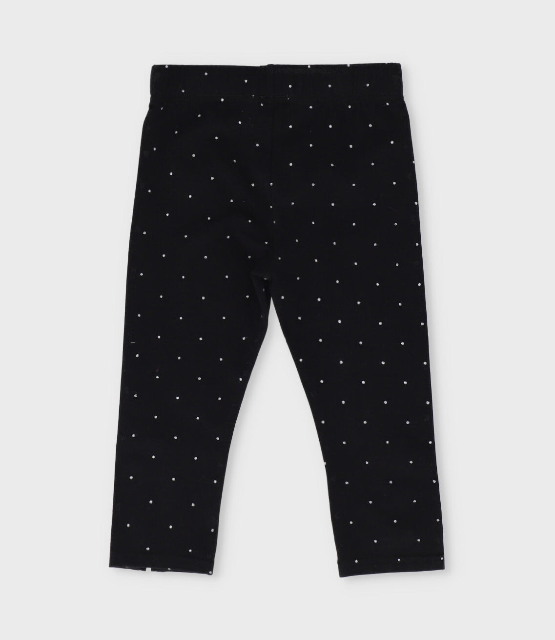 Calza niña con puntos 2 años / Negro