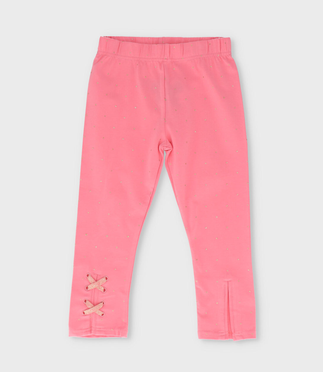 Calza niña con puntos 2 años / Coral
