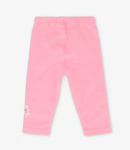 Calza niña con flores