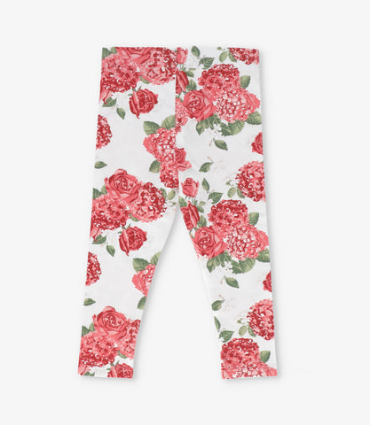 Calza niña floreada