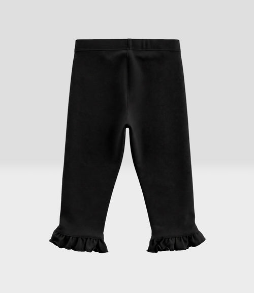 Calzas niña capri 2 años / Negro