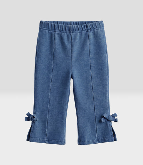 Calza bebé denim 2 años / Azul