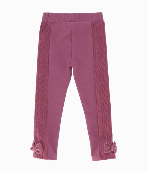 Calza niña con diseño 2 años / Burdeo