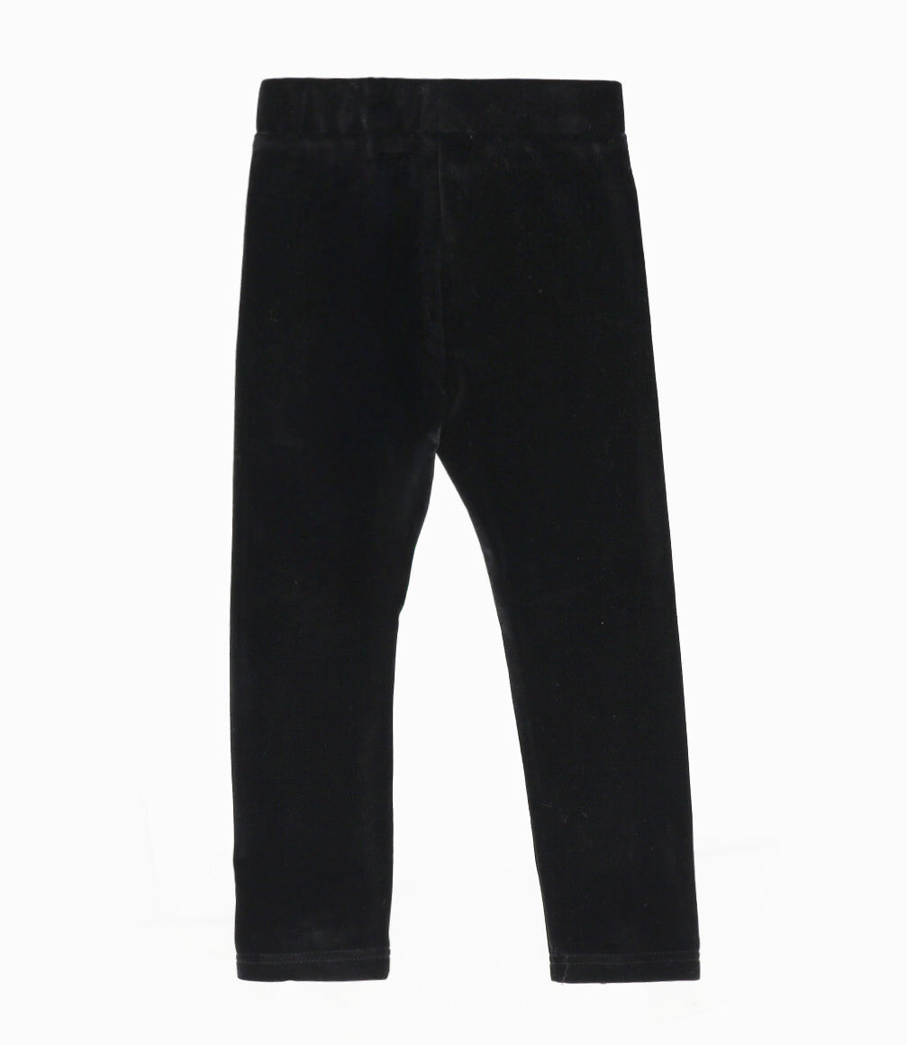 Calza niña con lazo 2 años / Negro