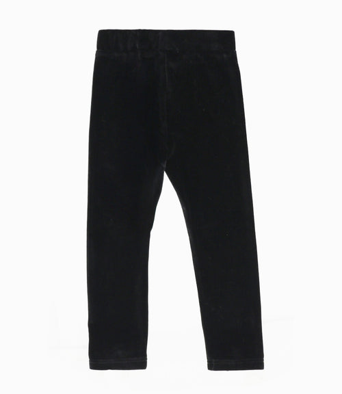 Calza niña con lazo 2 años / Negro