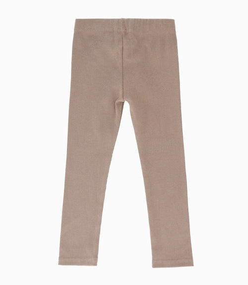 Calza niña básica 2 años / Beige