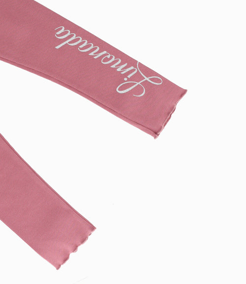 Calza niña acanalada 2 años / Coral