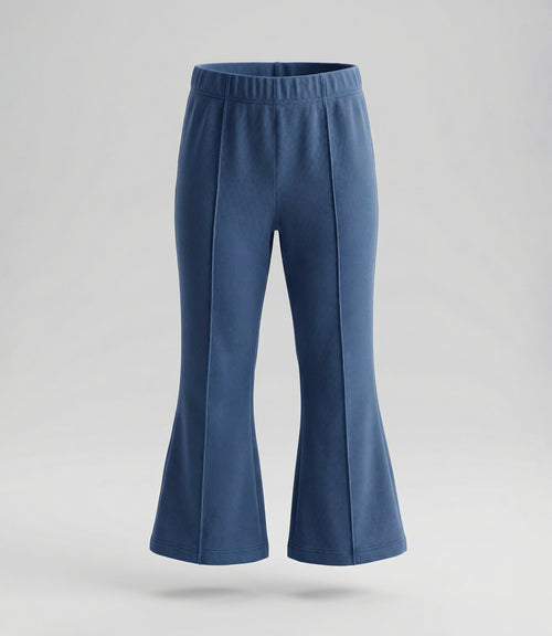 Calza niña de denim acampanada