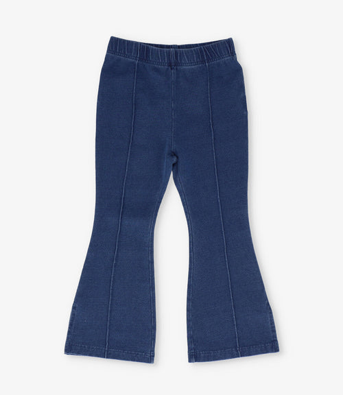 Calza niña de denim acampanada