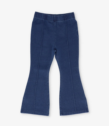 Calza niña de denim acampanada