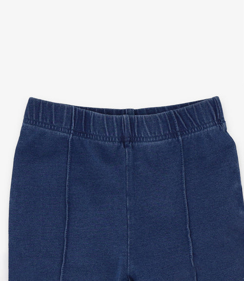 Calza niña de denim acampanada