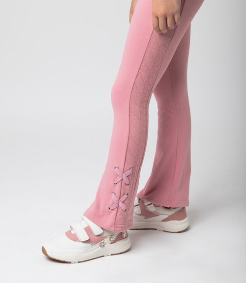 Calza niña acampanadas con brillos