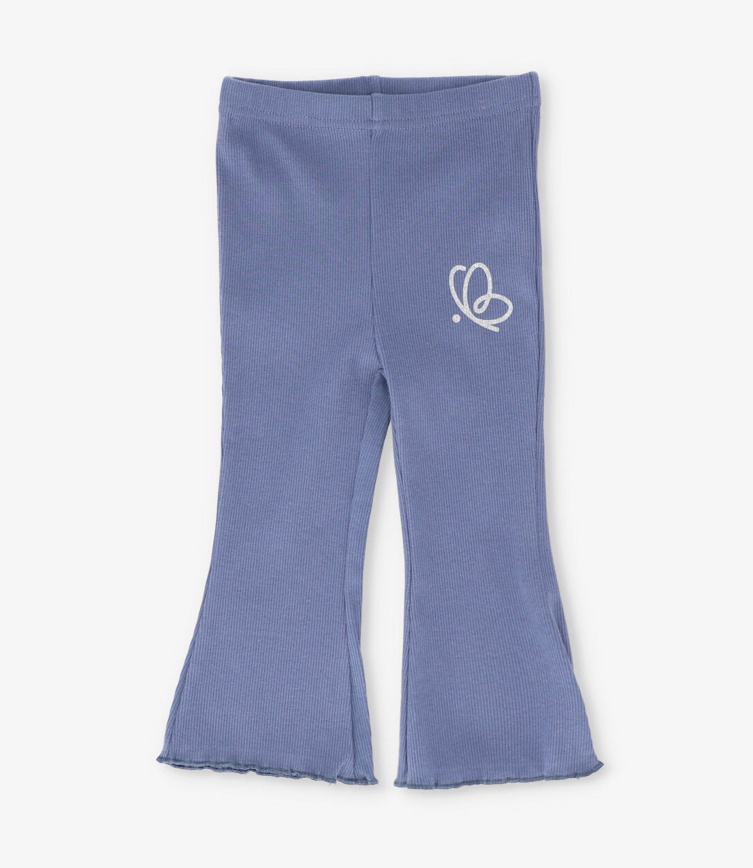 Calza niña acanaladas 2 años / Azul Marino