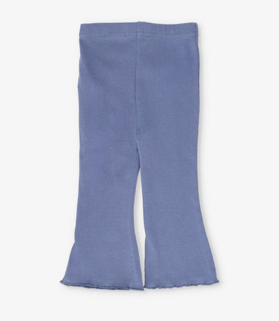 Calza niña acanaladas 2 años / Azul Marino