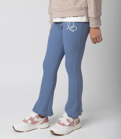 Calza niña acanaladas