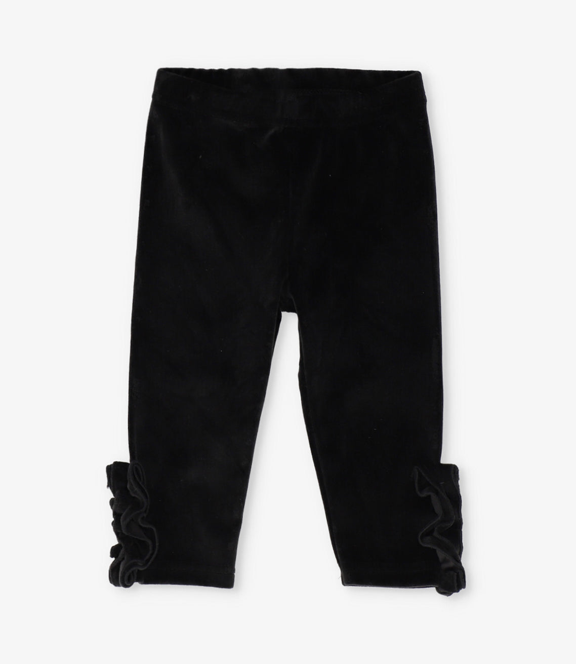 Calza niña con vuelos 2 años / Negro