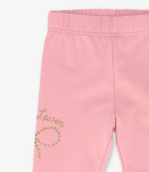 Calza niña con lazo 2 años / Palo Rosa