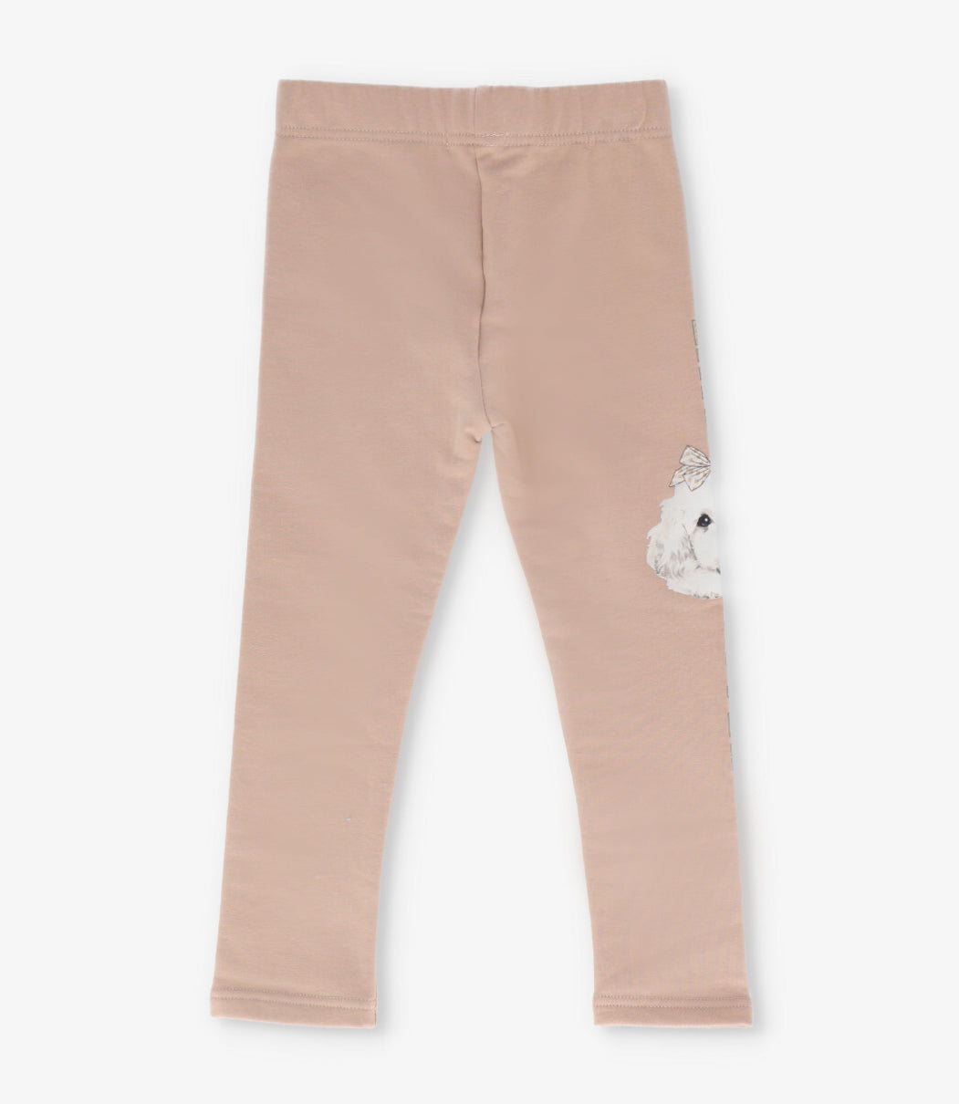 Calza niña con perro