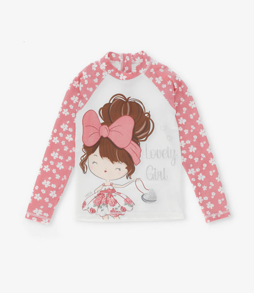 Traje de baño niña 2 piezas 2 años / Coral