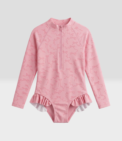 Traje de baño niña filtro UV +50 2 años / Coral