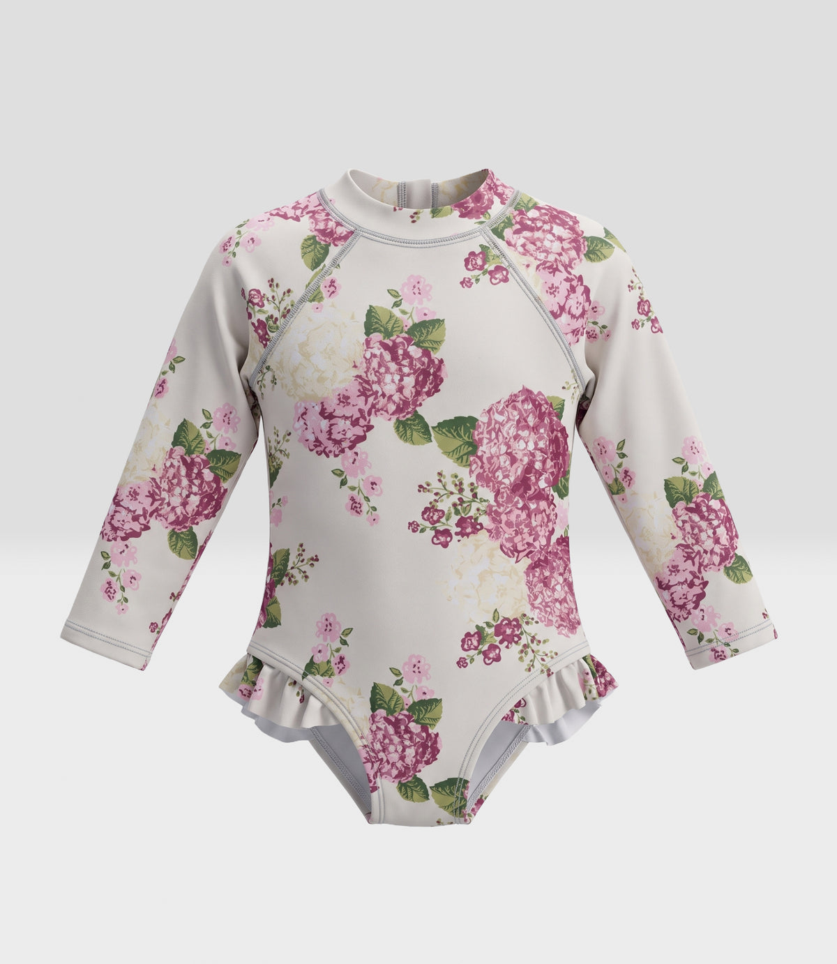 Traje de baño niña filtro UV +50 2 años / Burdeo