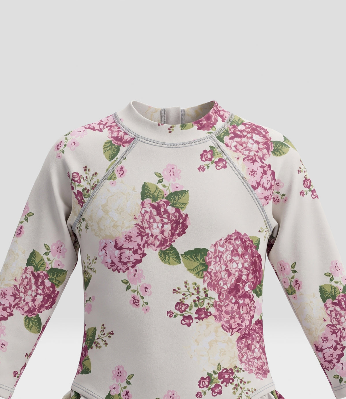 Traje de baño niña filtro UV +50 2 años / Burdeo