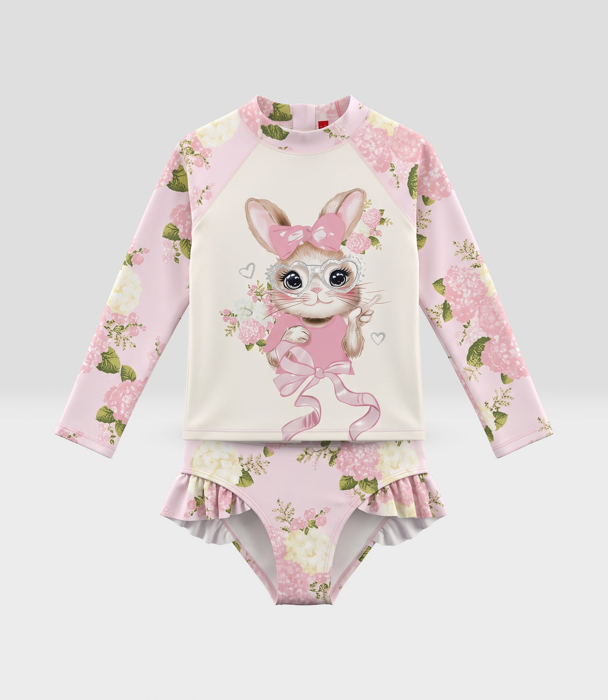 Traje de baño niña filtro UV +50 2 años / Rosado