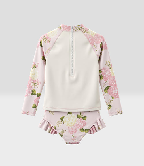 Traje de baño niña filtro UV +50 2 años / Rosado