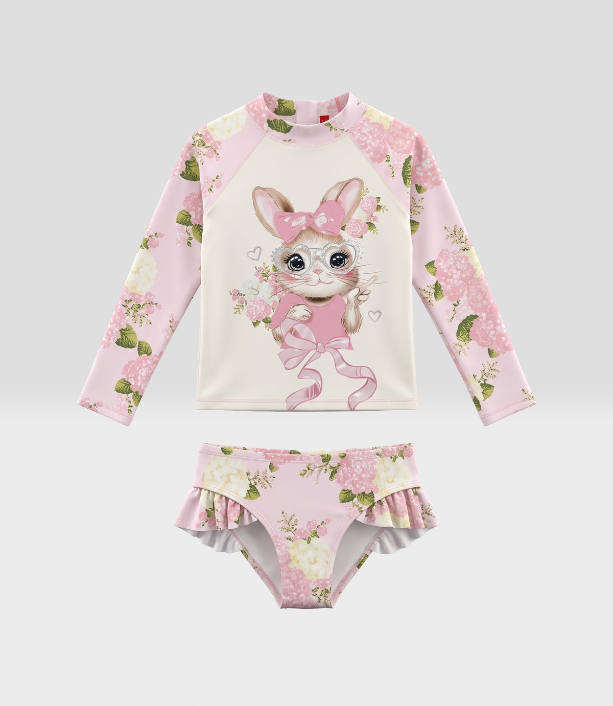 Traje de baño niña filtro UV +50 2 años / Rosado