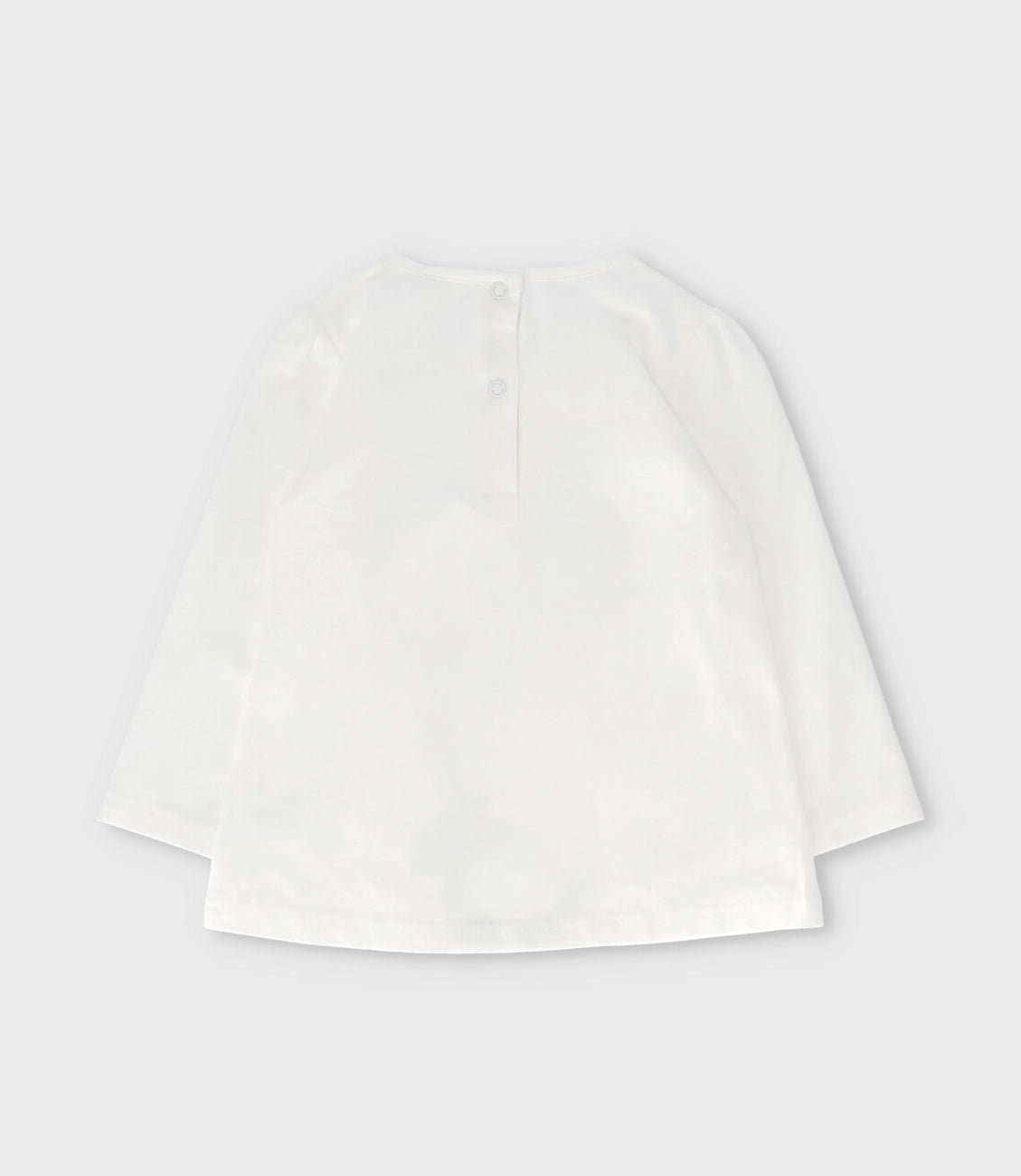 Polera bebé estampado de conejo 3 meses / Blanco