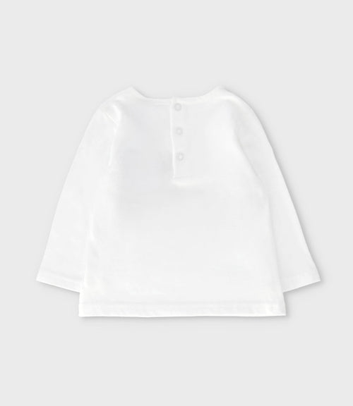 Polera bebé con ciervo 3 meses / Blanco