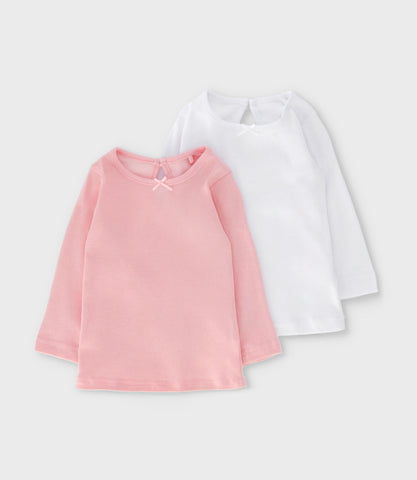 Polera bebé básica 2 unidades