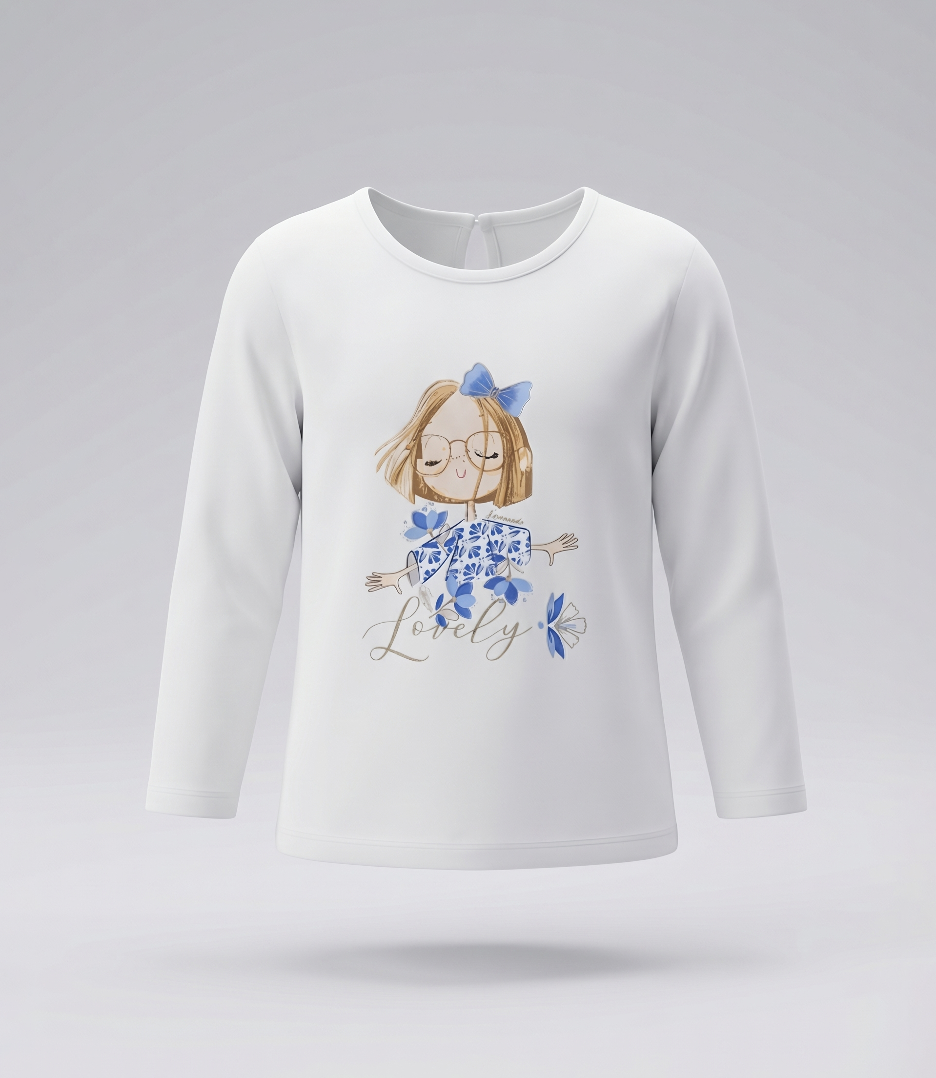 Polera bebé con estampado 3 meses / Crudo