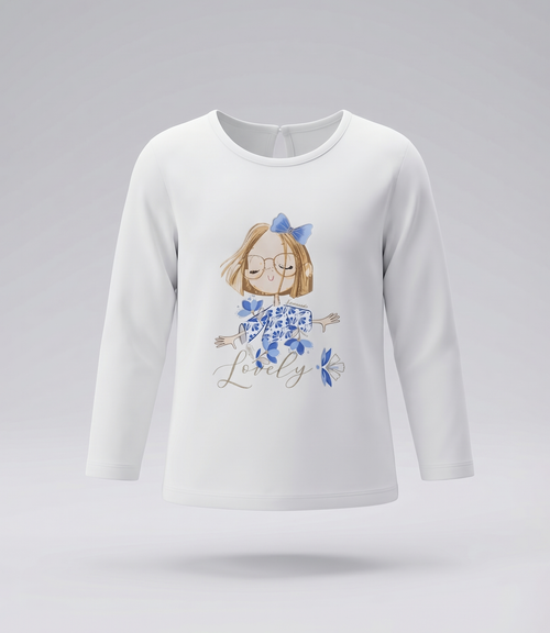 Polera bebé con estampado 3 meses / Crudo