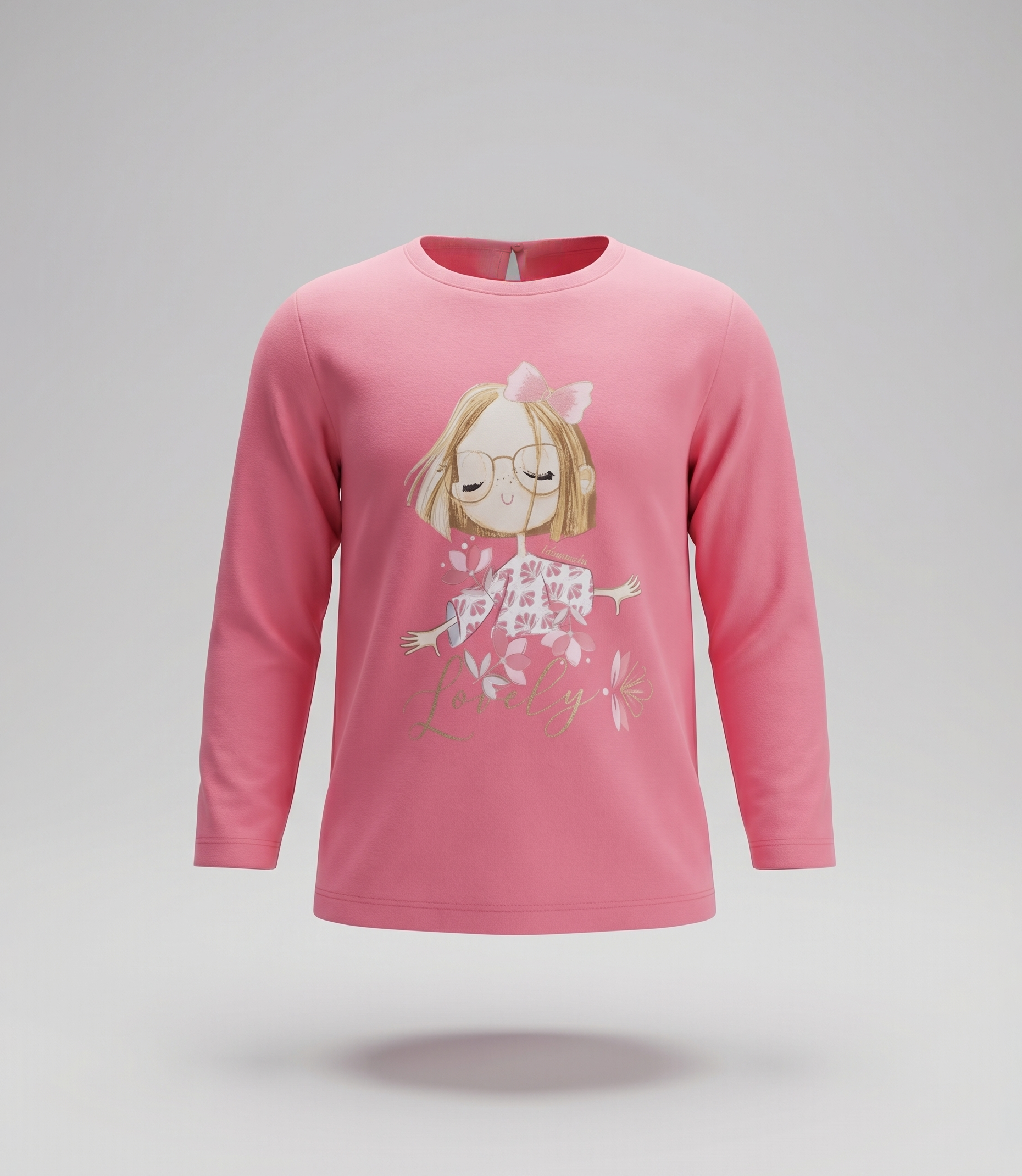 Polera bebé con estampado 3 meses / Coral