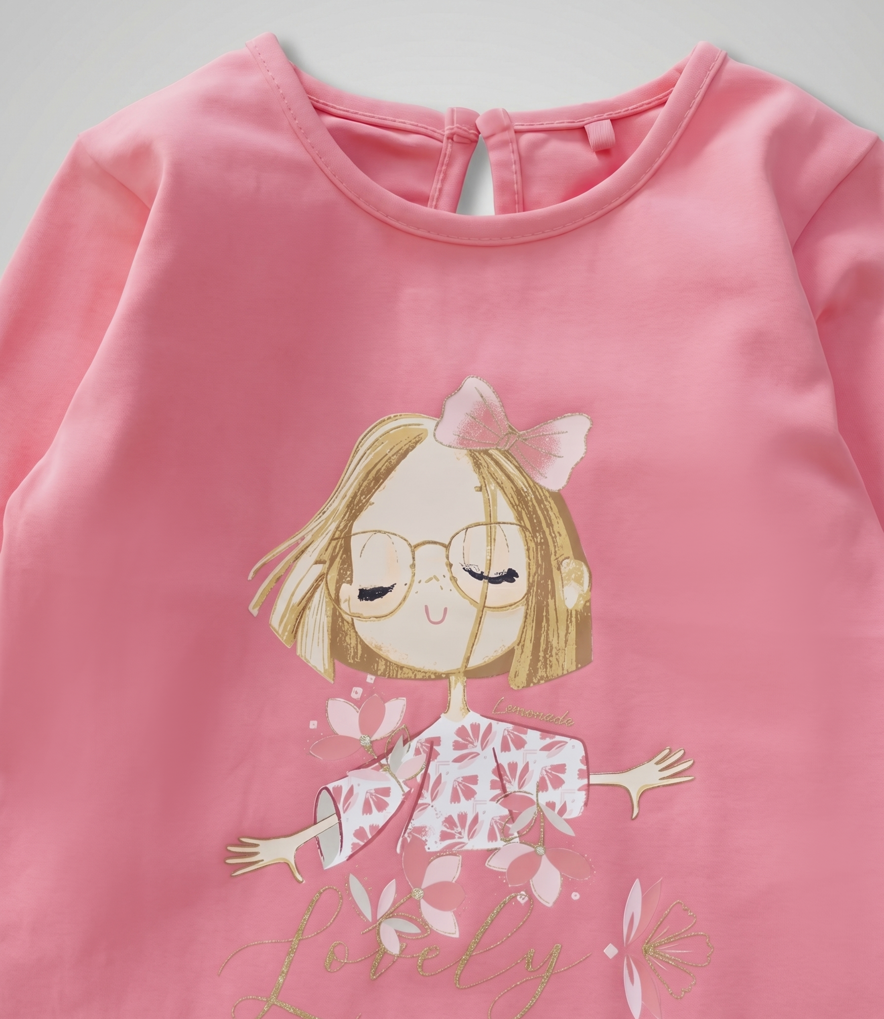 Polera bebé con estampado 3 meses / Coral