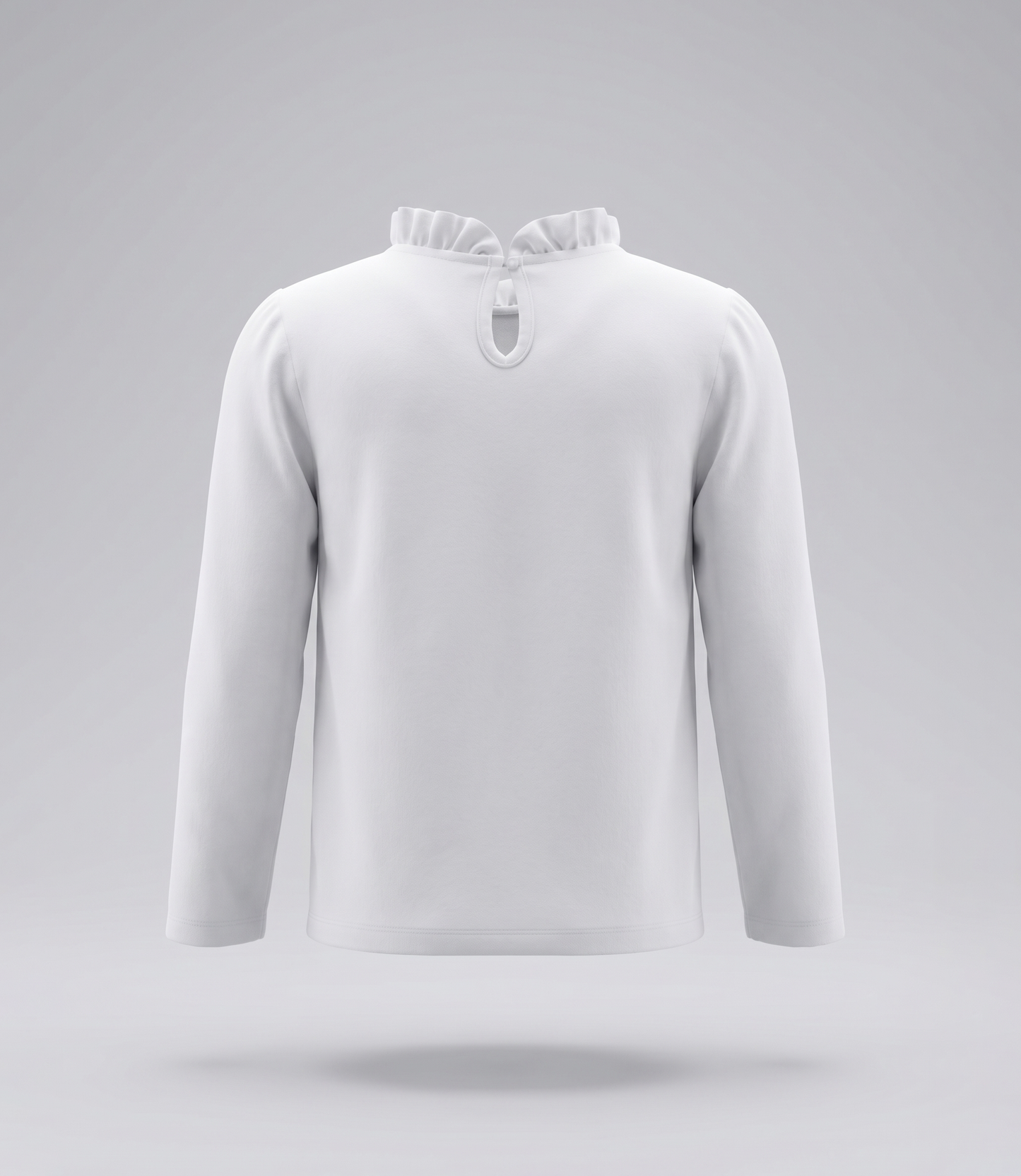Polera bebé con corazón en macramé 3 meses / Crudo
