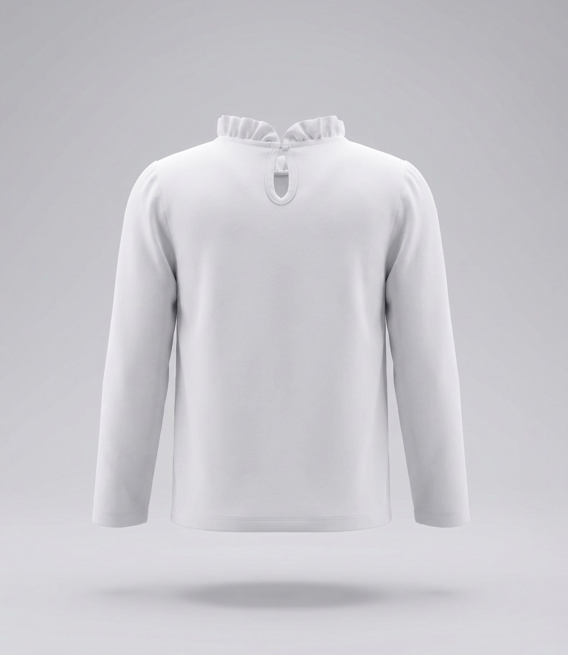 Polera bebé con corazón en macramé 3 meses / Crudo